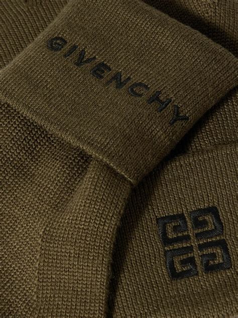 givenchy wool gloves.